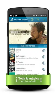 Emocion Música android App screenshot 6